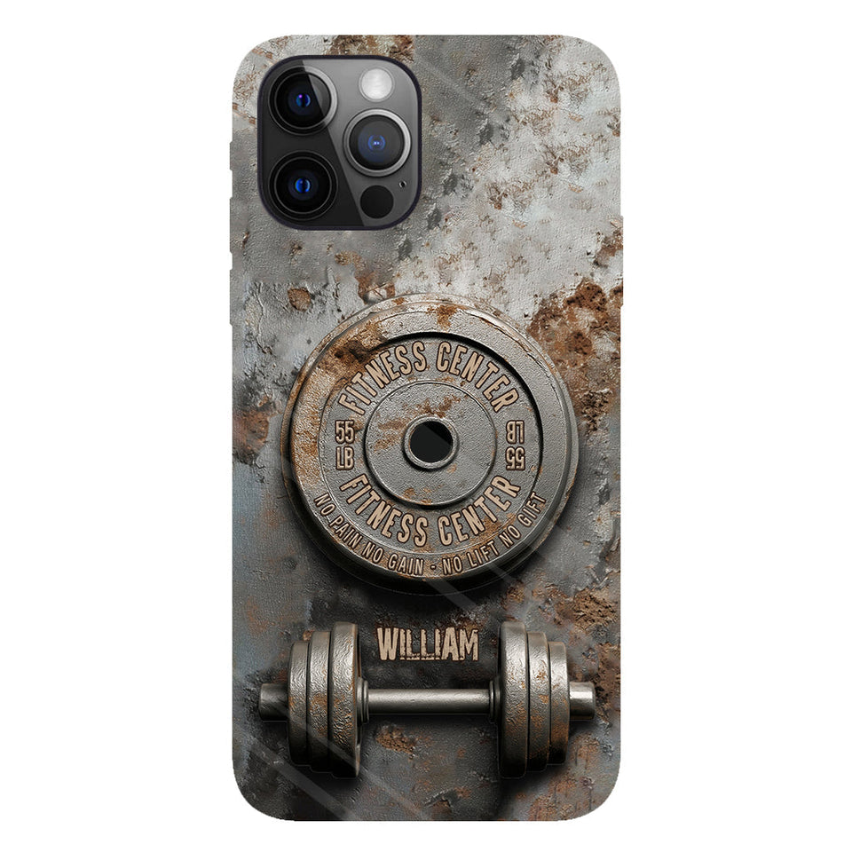 No Pain No Gain - Personalized Fitness Full Print Phone Case