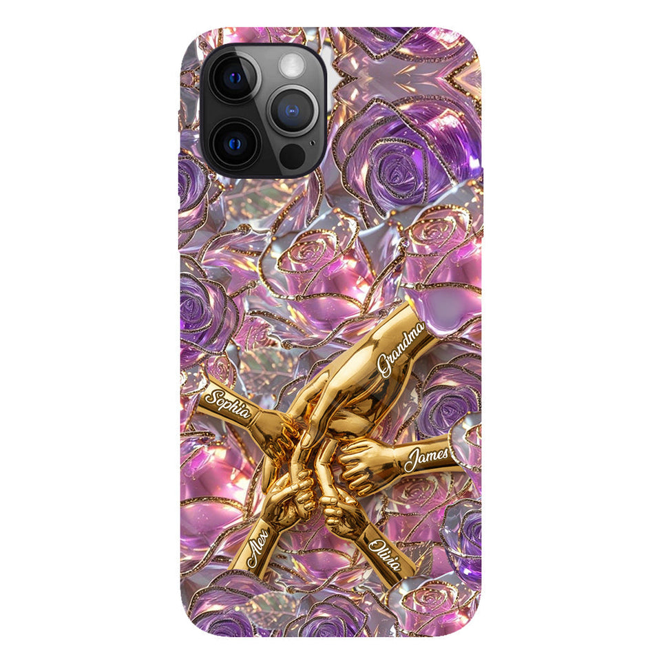 Holding Hands - Personalized Mother Full Print Phone Case