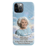 Coque de téléphone personnalisée avec photo - Un morceau de mon cœur - Souvenir personnalisé - Impression intégrale