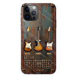 Best Guitar Dad Ever - Personalized Guitar Full Print Phone Case