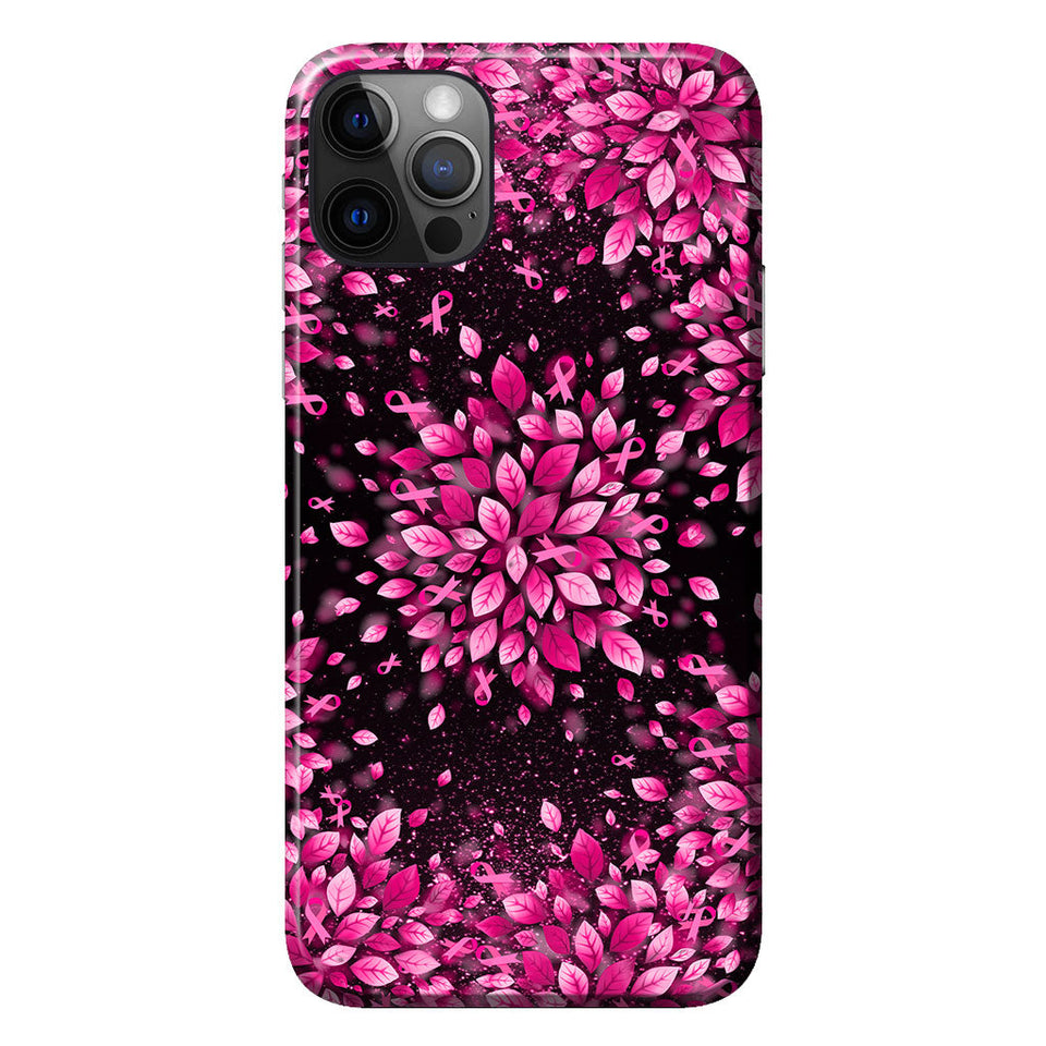 Foi, Espoir, Amour - Coque de téléphone personnalisée pour la sensibilisation au cancer du sein