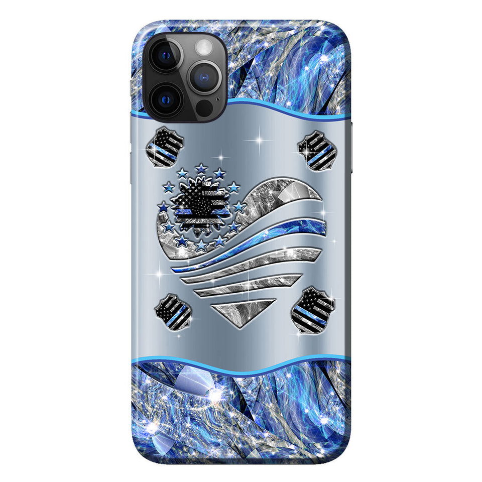 Supporting The Paws - Police Officer Personalized  Phone Case