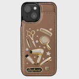 Hairdresser Scissors Salon Decor - Personalized Hairdresser Wallet Phone Case