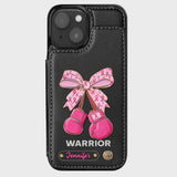 Warrior - Personalized Breast Cancer Awareness Wallet Phone Case