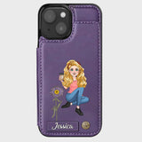 Gift For Friends Birth Month - Personalized Bestie Wallet Phone Case