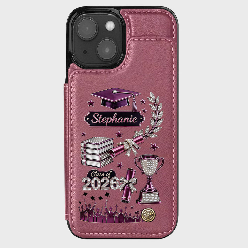 Graduation Gift - Personalized Graduation Wallet Phone Case