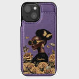 Empowered Beauty - Personalized African American Wallet Phone Case