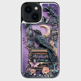 Dark Academia Book Reader - Personalized Book Foldable Wallet Phone Case