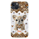 Love French Bulldog - Personalized Dog Full Print Phone Case