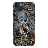 Stunning Horse - Personalized Horse Full Print Phone Case