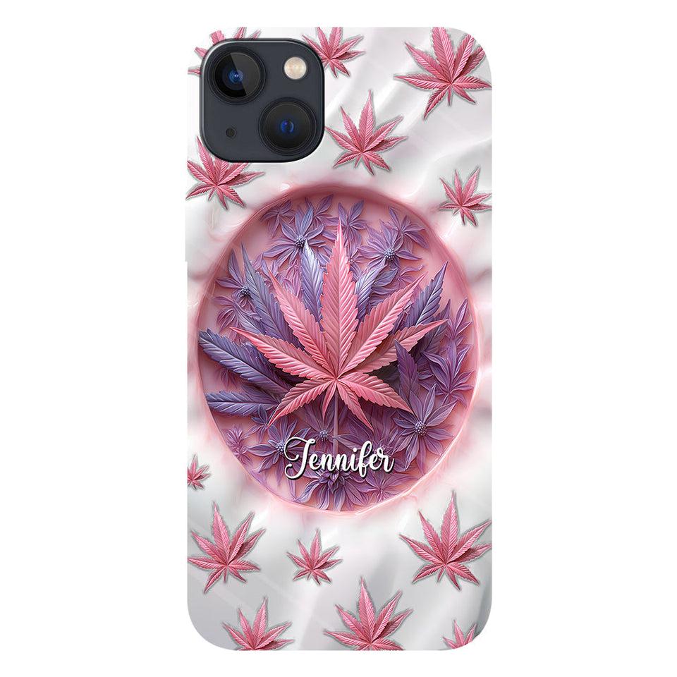 High Life - Personalized Weed Full Print Phone Case