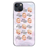 Best Grandma Mom Ever - Gift for grandma, mom, grandma, aunt - Personalized Clear Phone Case