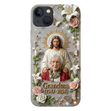Memorial Gift for Lost of Loved One, Faith in God - Personalized Memorial Full Print Phone Case