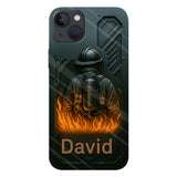 The Strone One - Personalized Firefighter Full Print Phone Case
