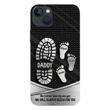 Your Footsteps Led Our Way - Personalized Father Full Print Phone Case