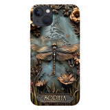 Beautiful Drafgonfly, Butterfly, Hummingbird - Personalized Gardening Full Print Phone Case