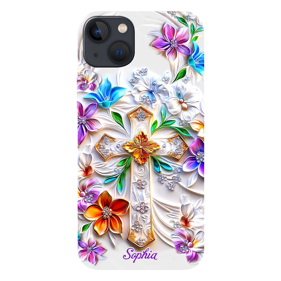 Croire - Coque de téléphone personnalisée avec impression chrétienne intégrale