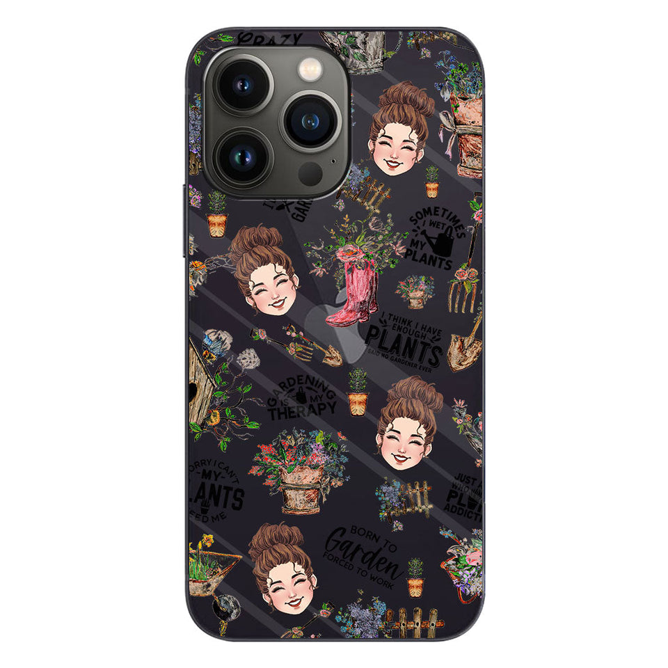 I Did Gardening Since Birth - Personalized Gardening Clear Phone Case