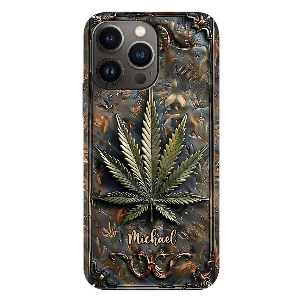 High Life - Personalized Weed Full Print Phone Case