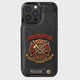 Proud Firefighter - Personalized Firefighter Wallet Phone Case