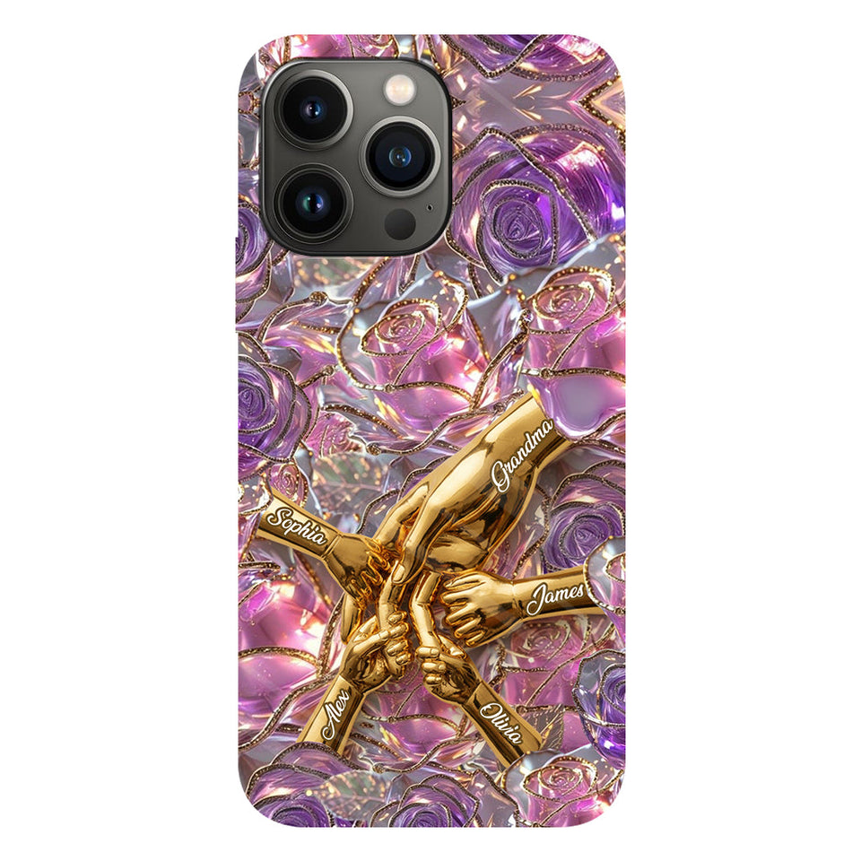 Holding Hands - Personalized Mother Full Print Phone Case