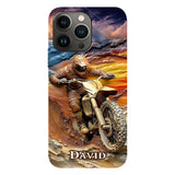 Born To Ride - Personalized Dirt Bike Full Print Phone Case