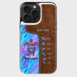 Holding Hands - Personalized Mother Foldable Wallet Phone Case