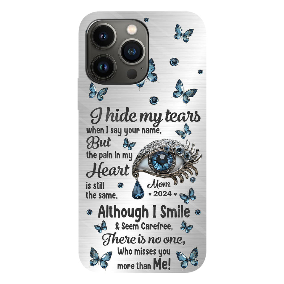 Mes larmes - Coque de téléphone personnalisée en hommage à mes larmes