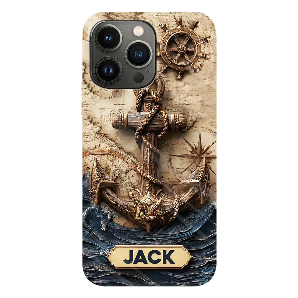 Proud Sailor - Personalized Boating Full Print Phone Case