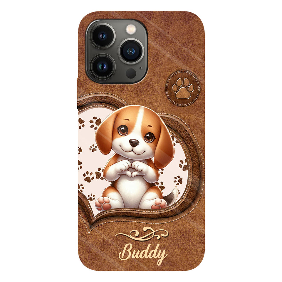 Cute Lovely Dogs - Personalized Dog Full Print Phone Case
