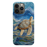 Love Turtles - Personalized Turtle Full Print Phone Case