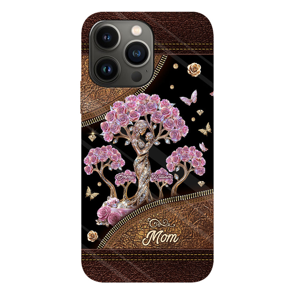 The Love Between Mother And Her Kids - Personalized Mother Full Print Phone Case