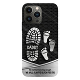 Your Footsteps Led Our Way - Personalized Father Full Print Phone Case