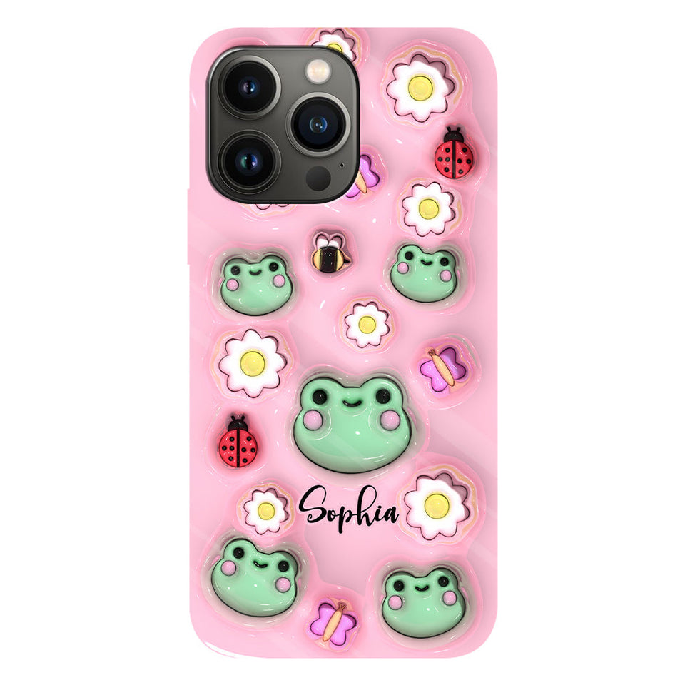 Love Frogs - Personalized Frog Full Print Phone Case