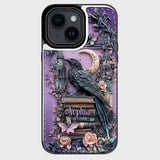 Dark Academia Book Reader - Personalized Book Foldable Wallet Phone Case
