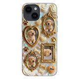 The Golden Gallery Case - Personalized Dog Clear Phone Case