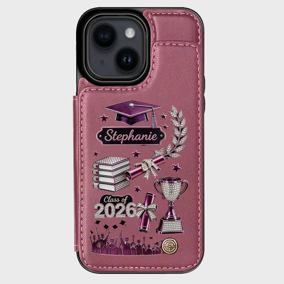Graduation Gift - Personalized Graduation Wallet Phone Case