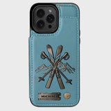 Love Skiing - Personalized Skiing Wallet Phone Case