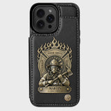 Proud Firefighter - Personalized Firefighter Wallet Phone Case