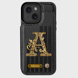 Initial Gift For Him, Gift For Man,... - Personalized Wallet Phone Case