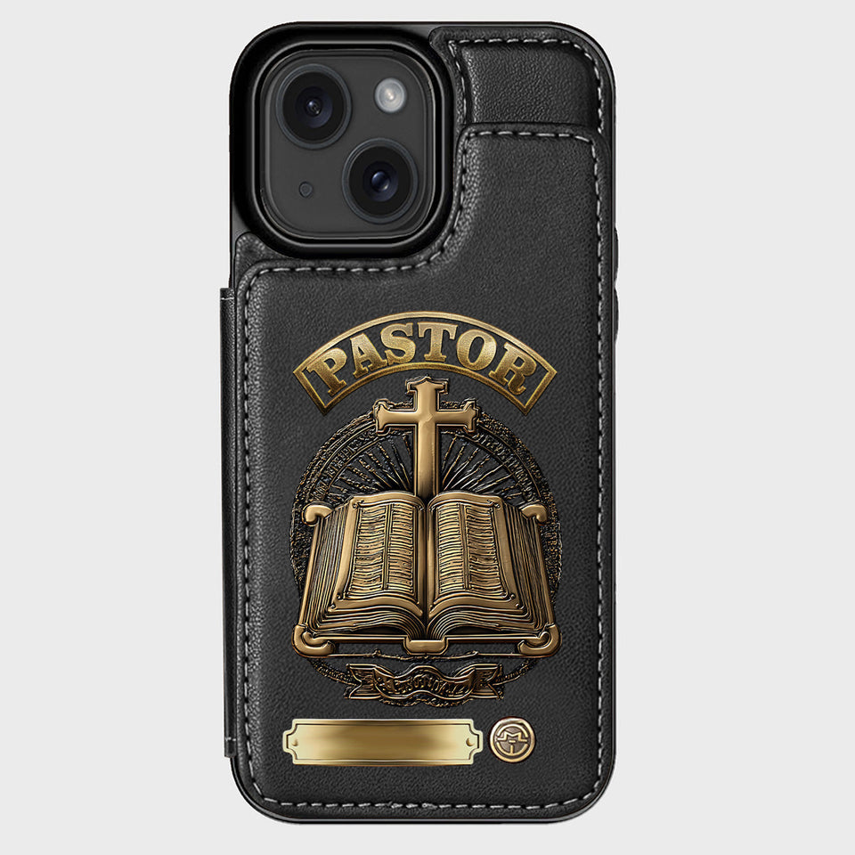 Gift For Pastor - Personalized Pastor Wallet Phone Case