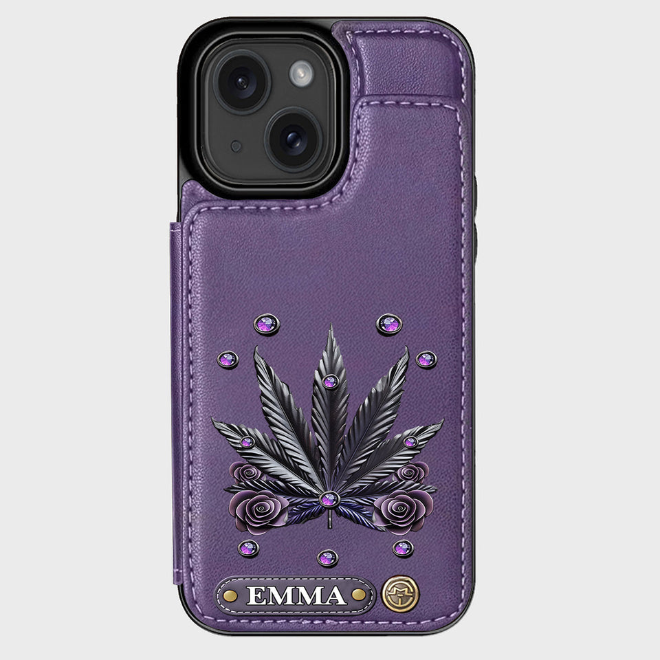 Beautiful Marijuanas - Personalized Weed Wallet Phone Case