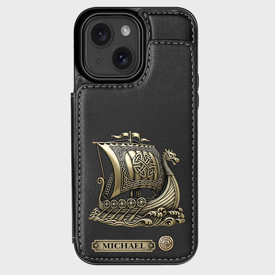 I'm A Viking - Personalized Viking Wallet Phone Case