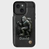 Sasquatch - Personalized Hiking Wallet Phone Case