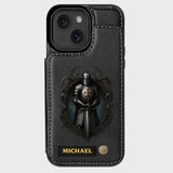 Knight Of God - Personalized Christian Wallet Phone Case