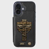 Man Of God - Personalized Christian Wallet Phone Case