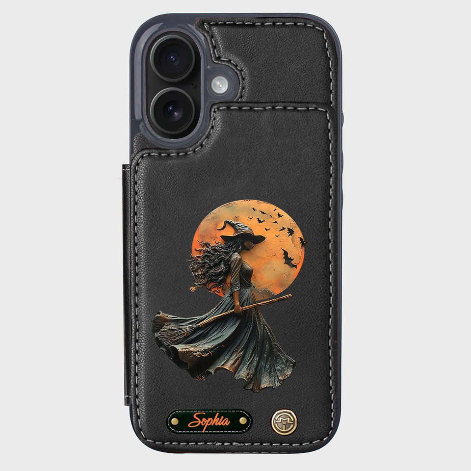 Magical Witch - Personalized Witch Wallet Phone Case