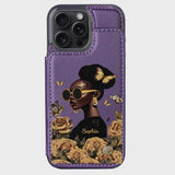 Empowered Beauty - Personalized African American Wallet Phone Case