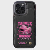Pink Out - Personalized Football Wallet Phone Case
