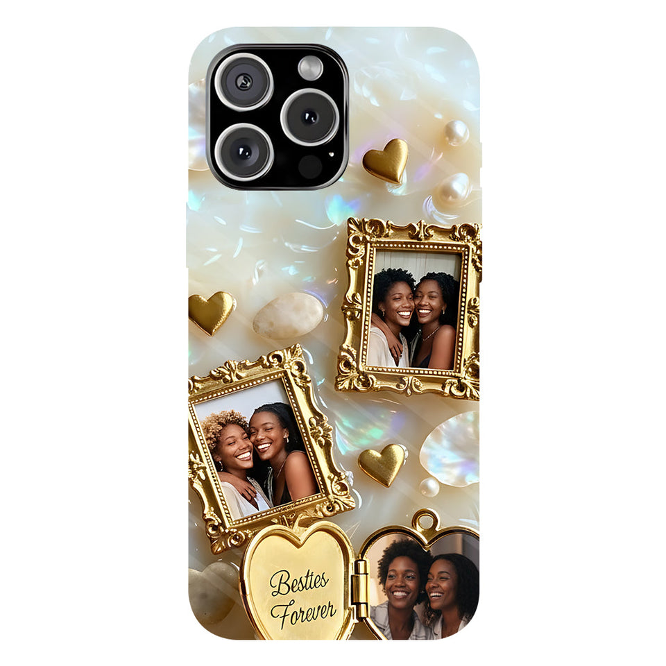 Our Memories - Personalized Bestie Clear Phone Case